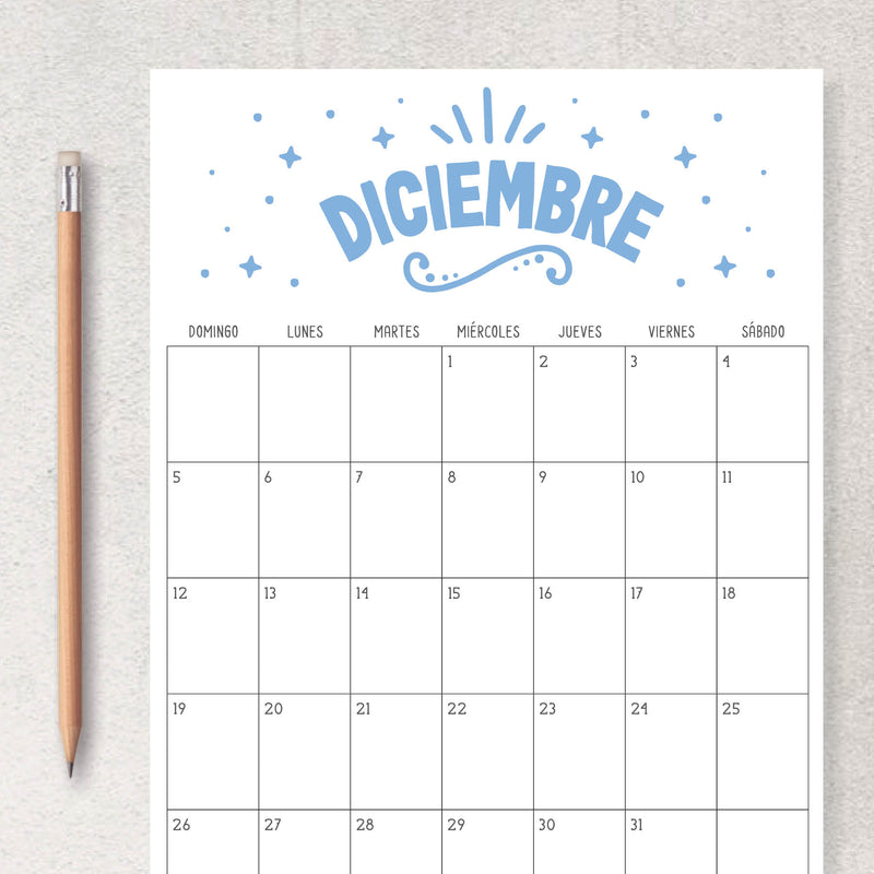 calendario para imprimir