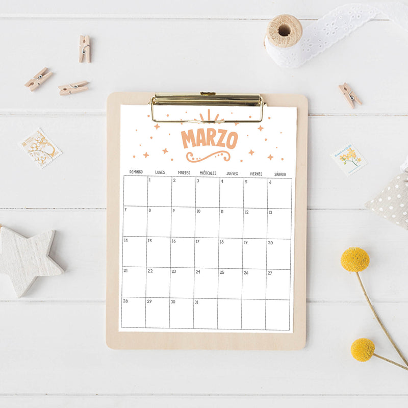 calendario para imprimir