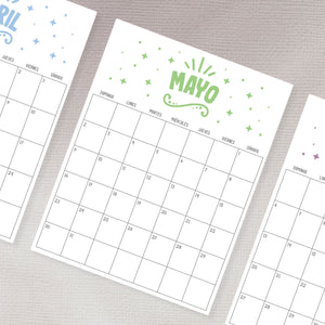 calendario para imprimir