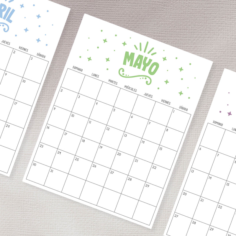 calendario para imprimir