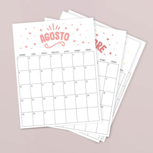 calendario para imprimir