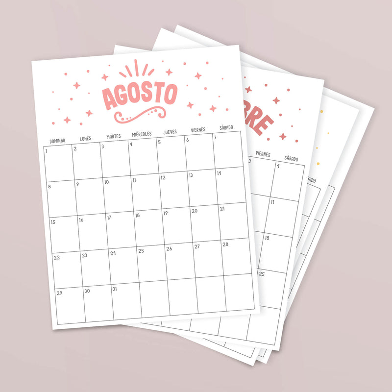 calendario para imprimir