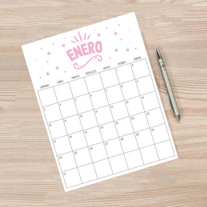 calendario para imprimir