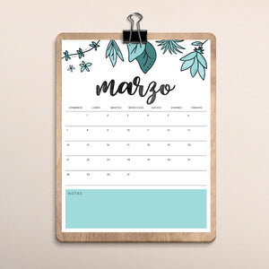 calendario para imprimir