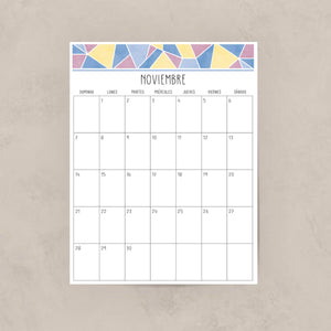 calendario para imprimir