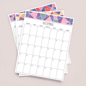 calendario para imprimir