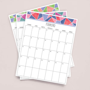 calendario para imprimir