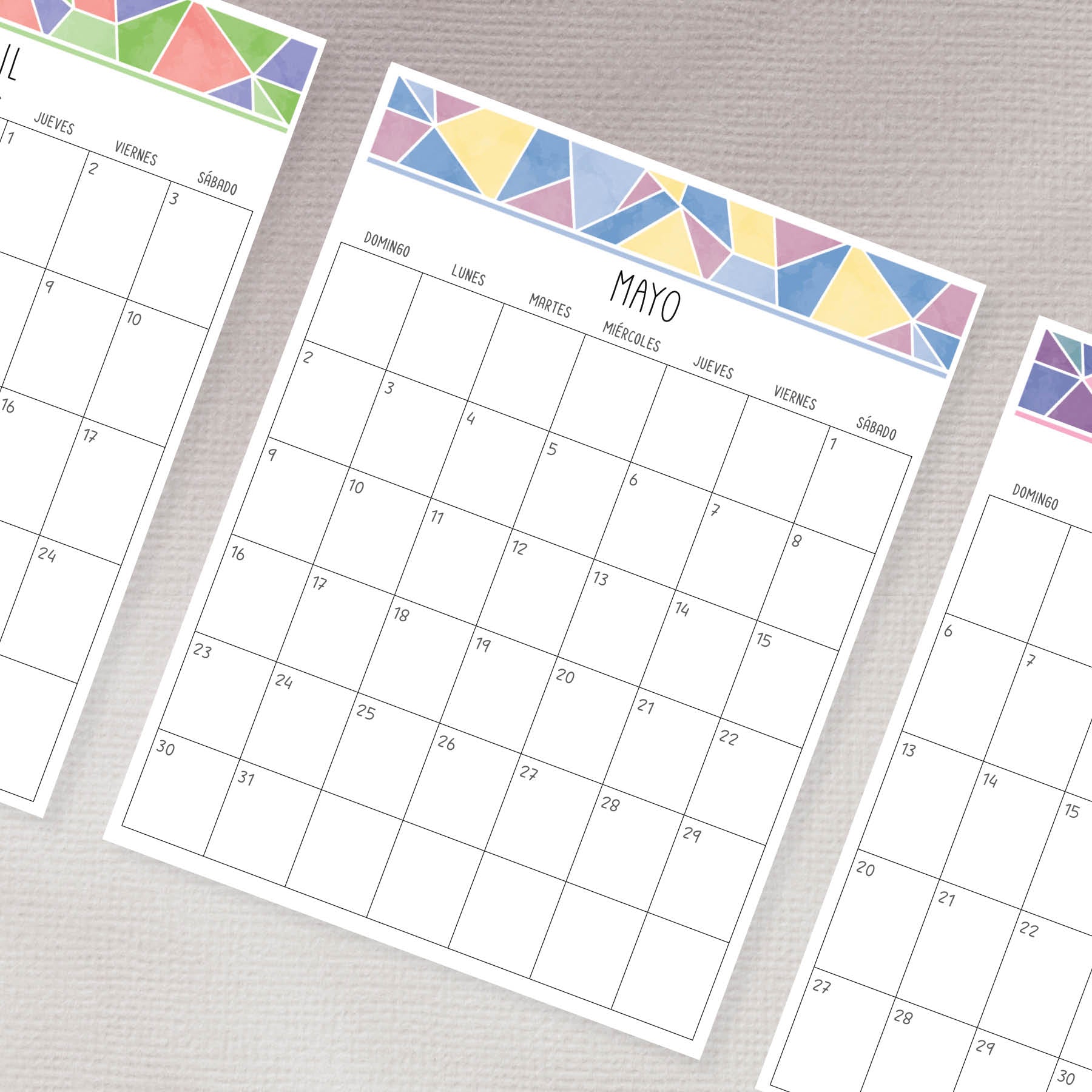 calendario para imprimir