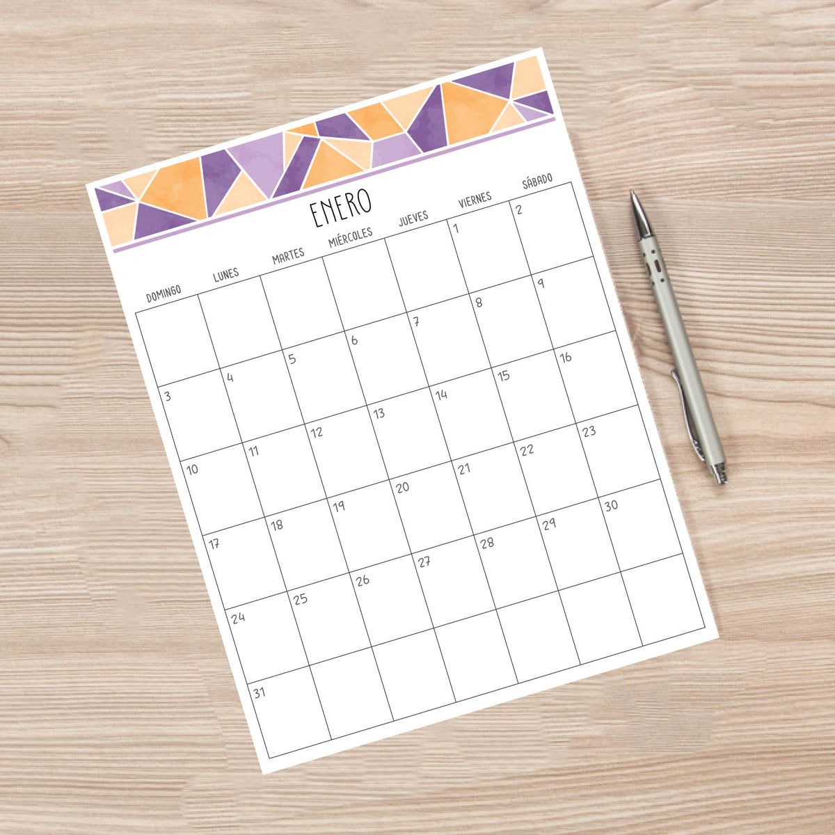 calendario para imprimir