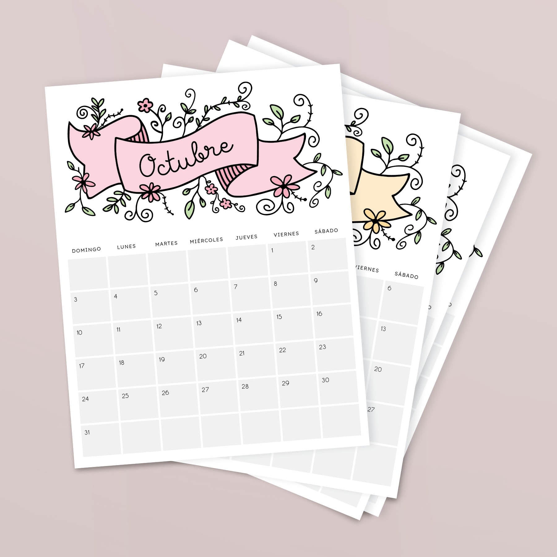 calendario para imprimir