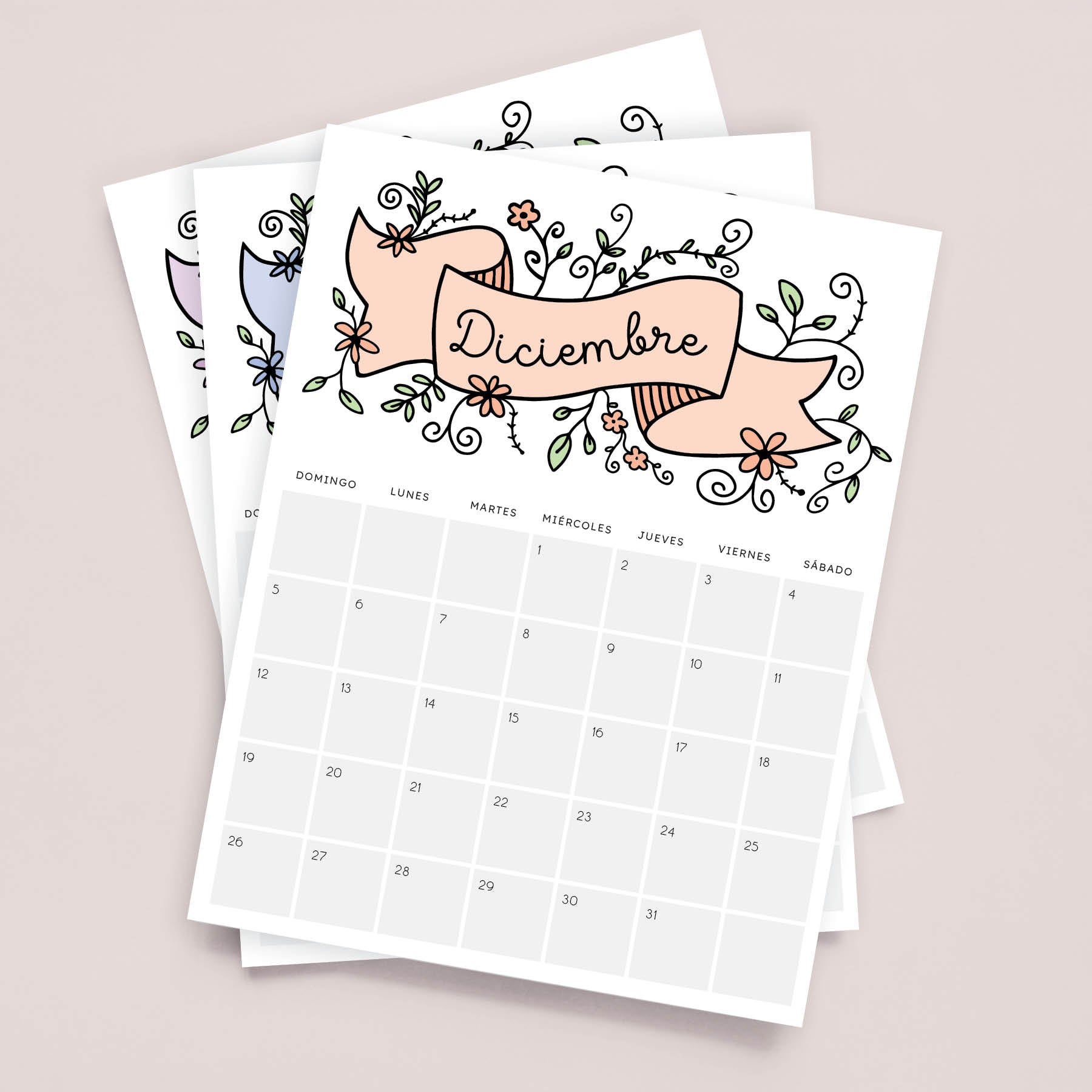 calendario para imprimir