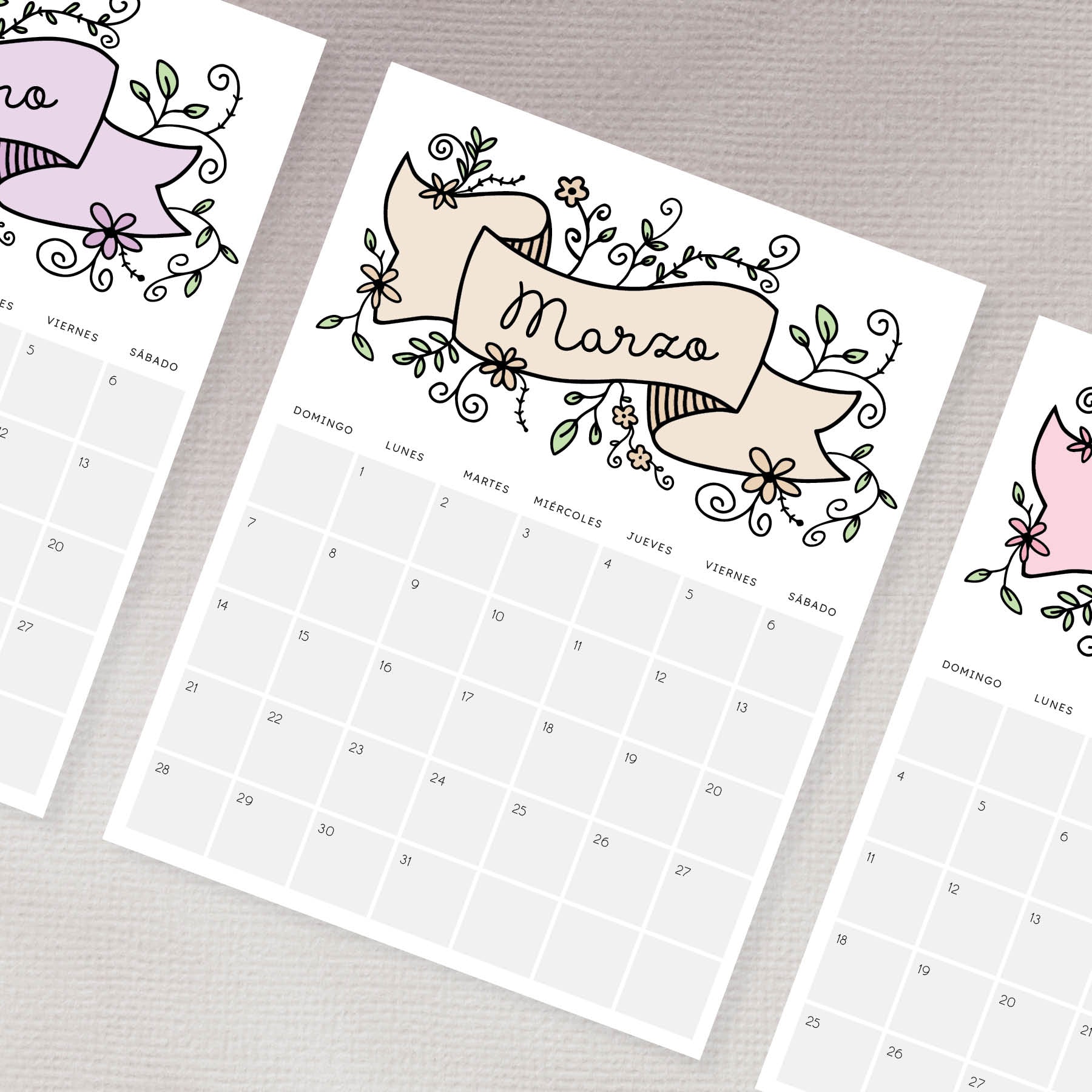 calendario para imprimir