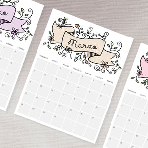 calendario para imprimir