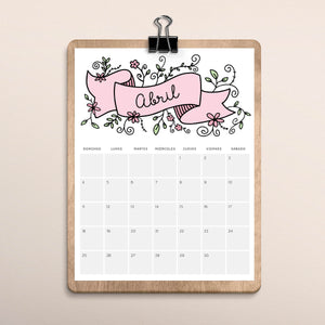 calendario para imprimir