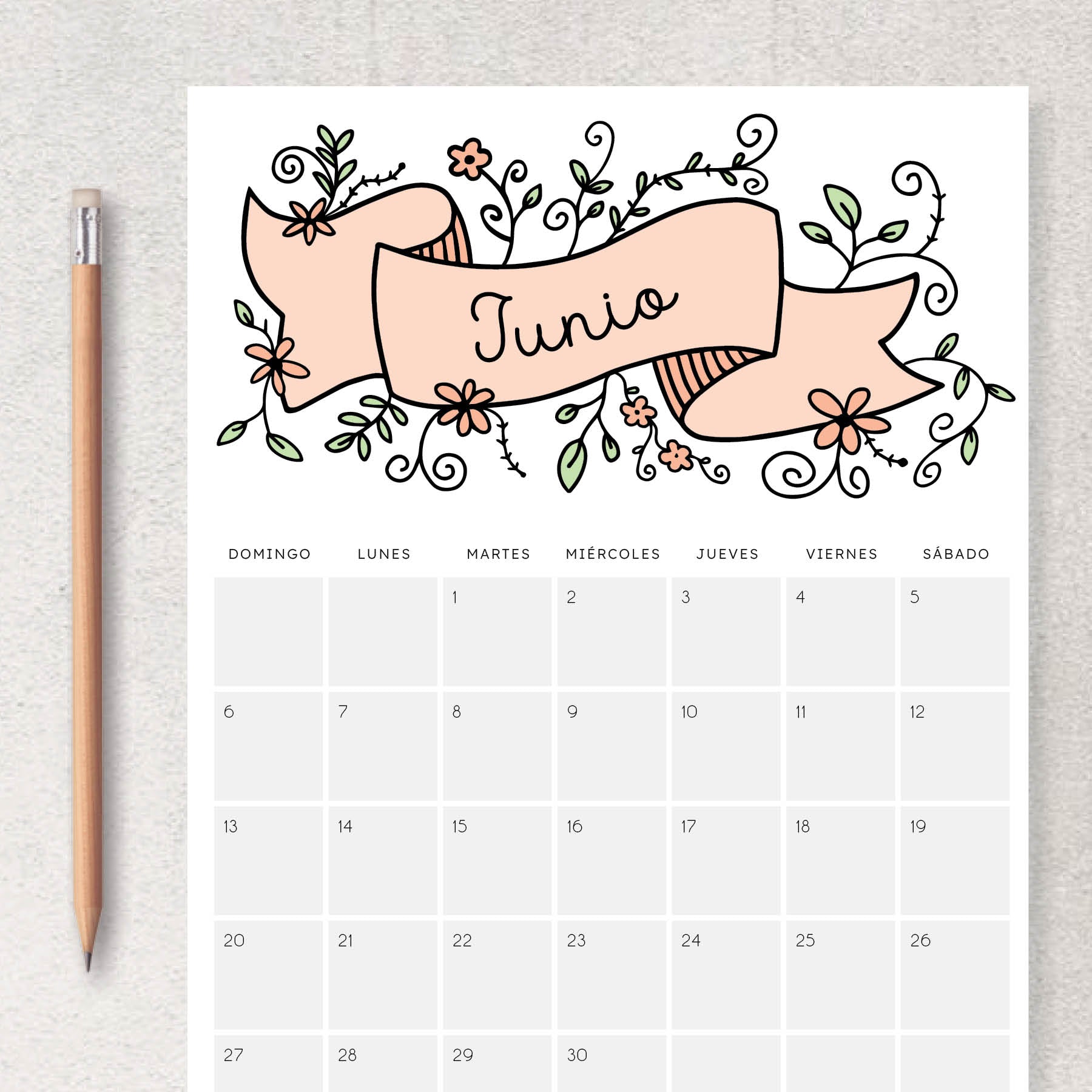 calendario para imprimir