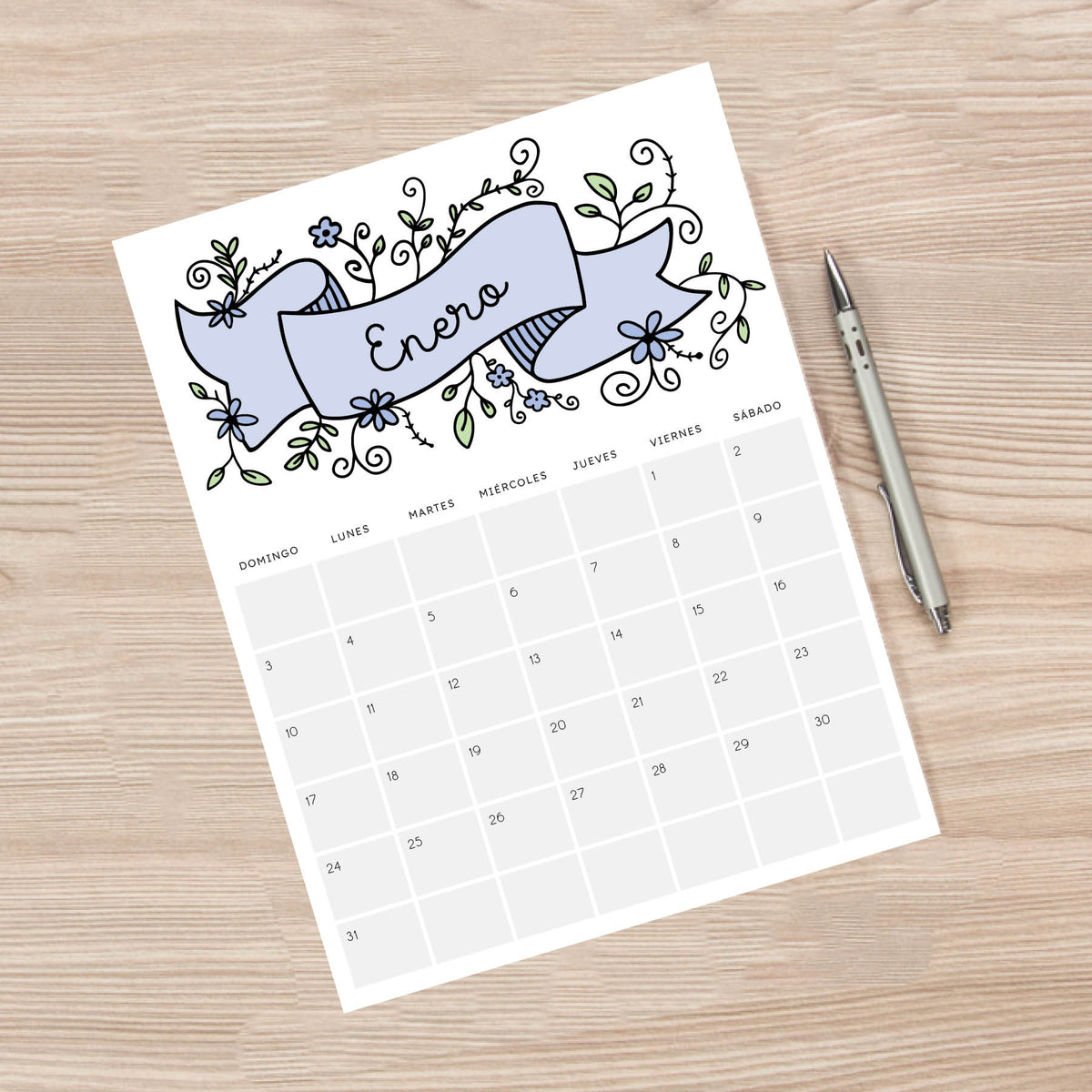 calendario para imprimir