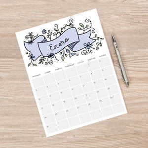 calendario para imprimir