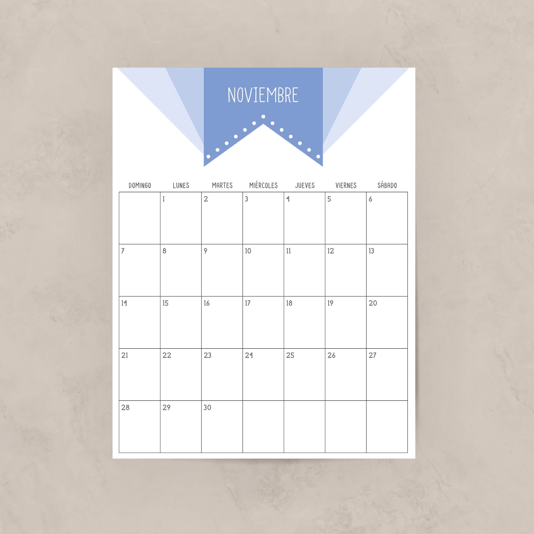 calendario para imprimir