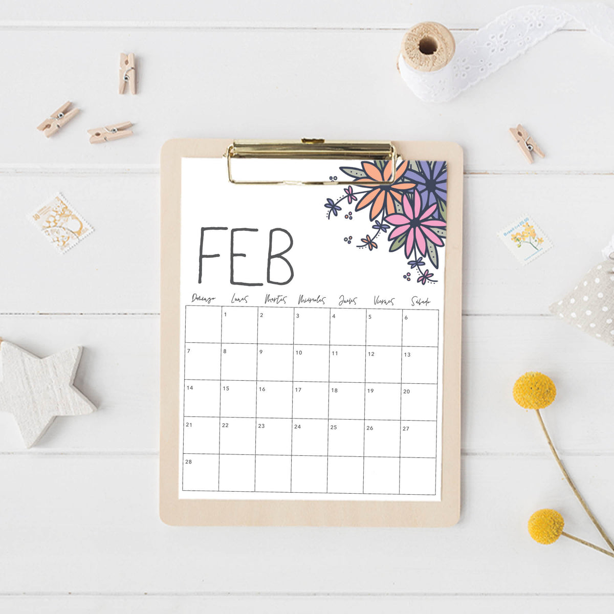 calendario para imprimir