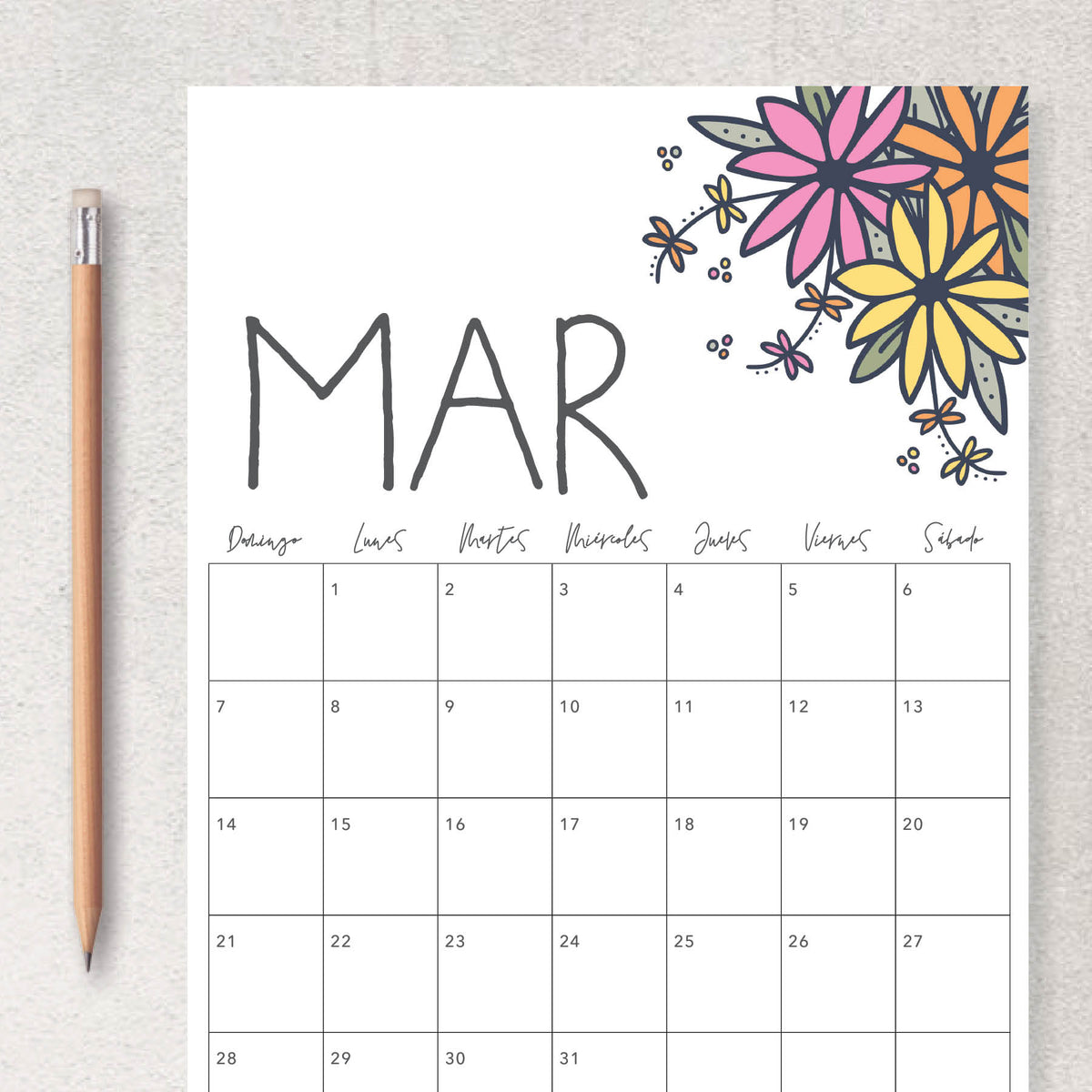 calendario para imprimir