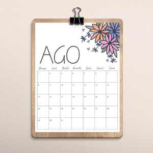 calendario para imprimir