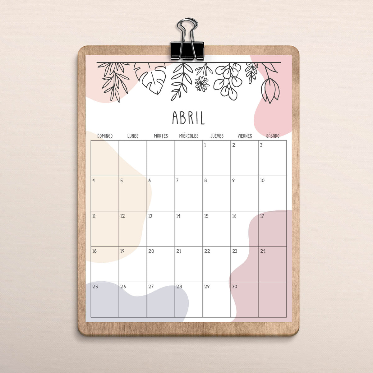 calendario para imprimir
