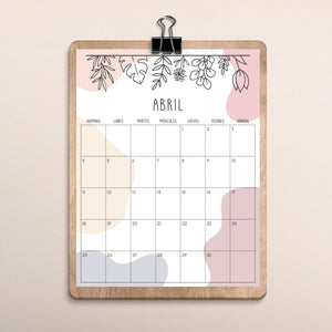 calendario para imprimir