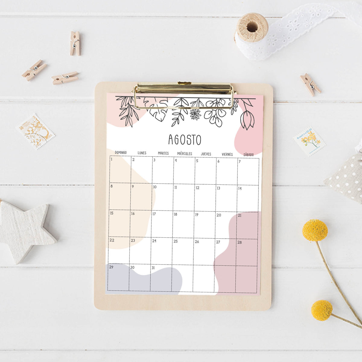 calendario para imprimir
