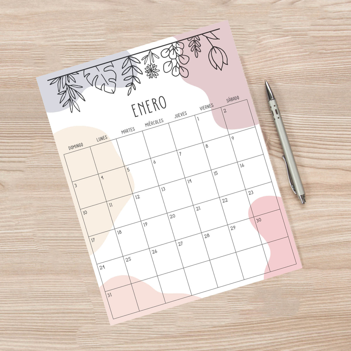 calendario para imprimir
