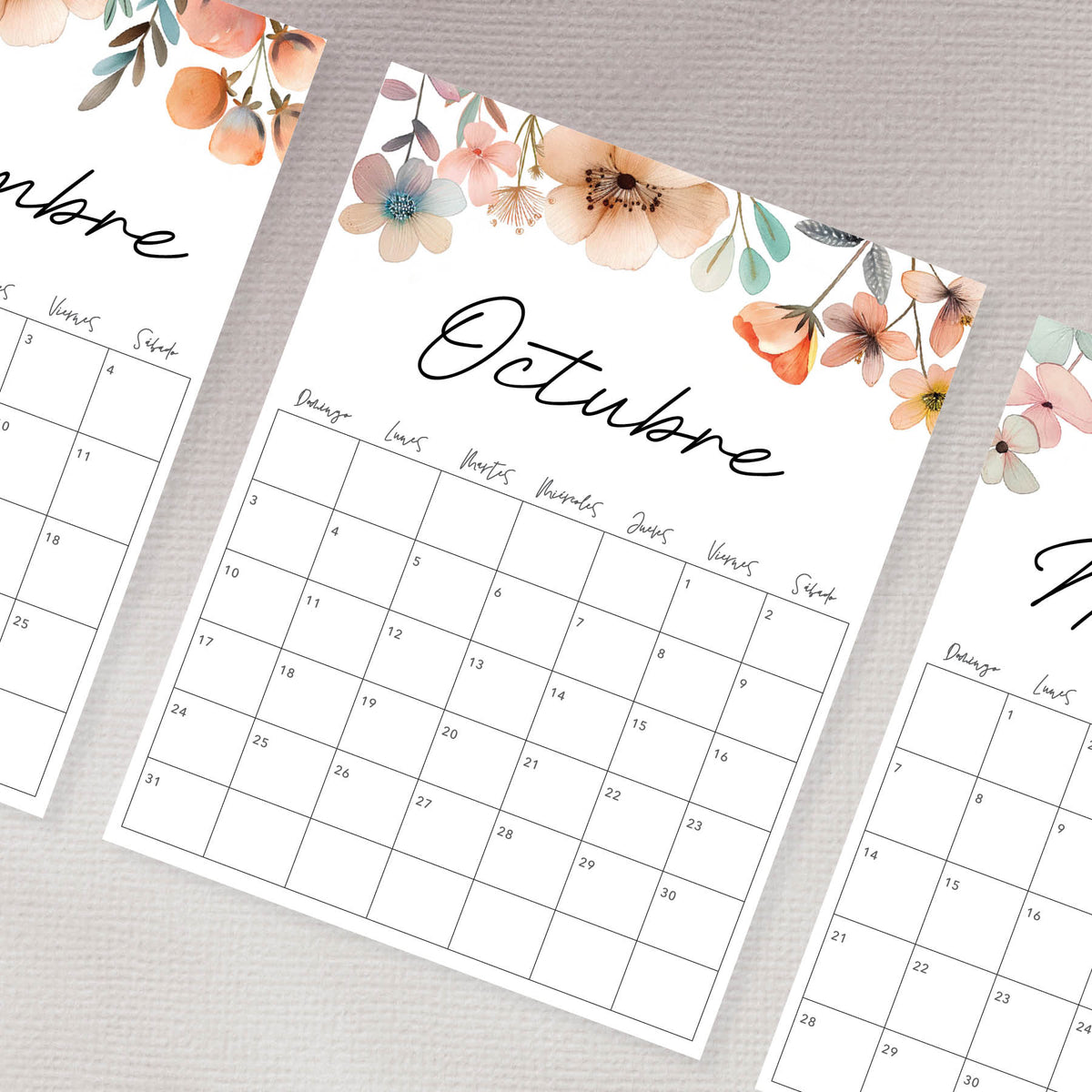 calendario para imprimir