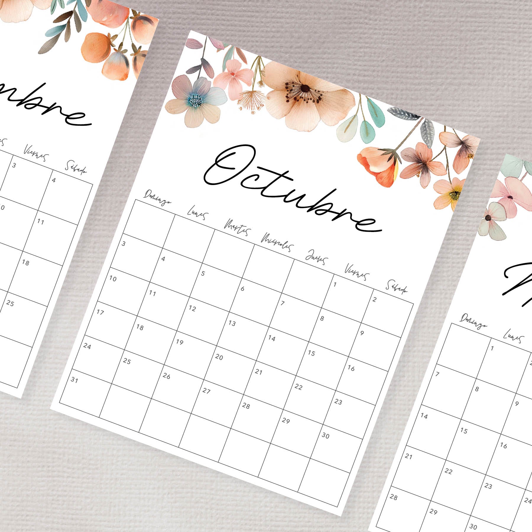calendario para imprimir