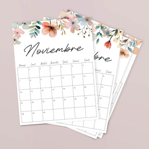 calendario para imprimir