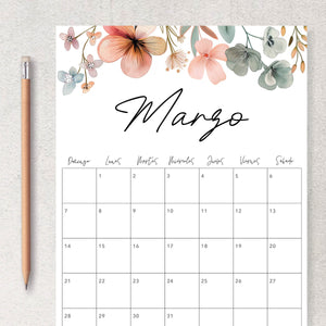 calendario para imprimir