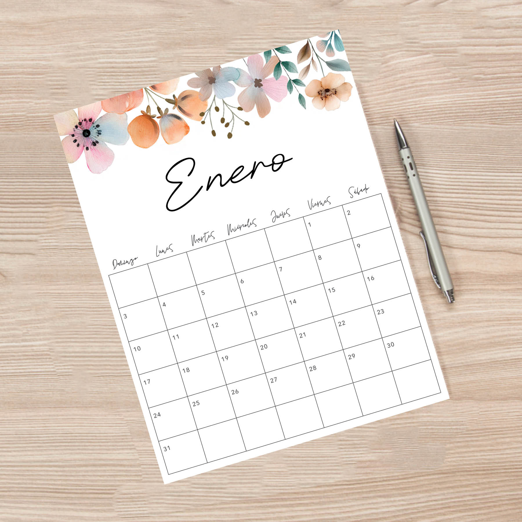 calendario para imprimir