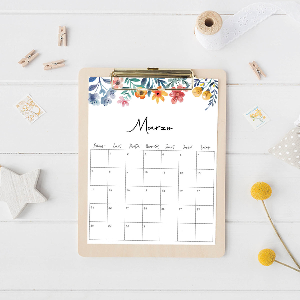 calendario para imprimir