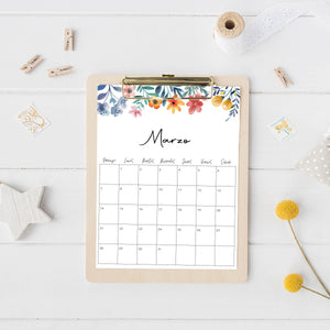 calendario para imprimir