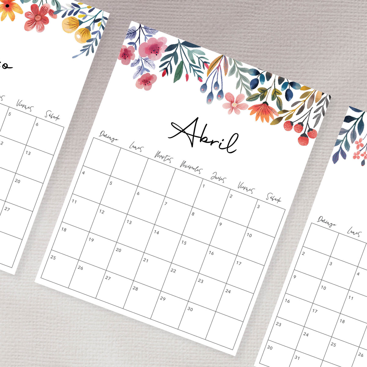 calendario para imprimir