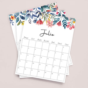 calendario para imprimir