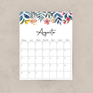 calendario para imprimir