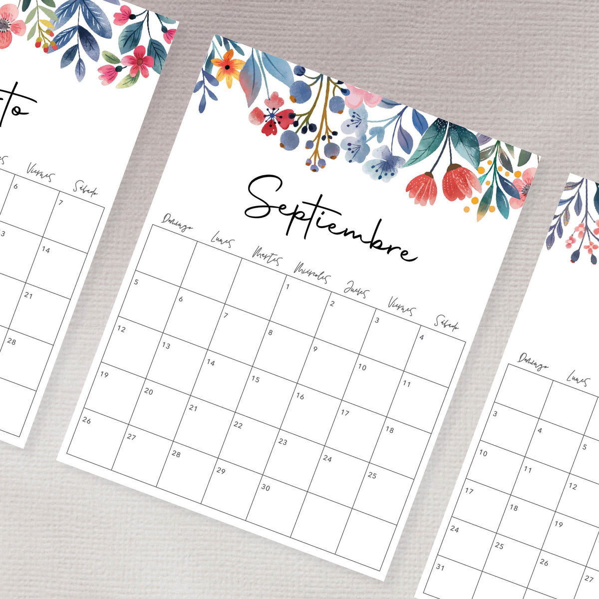 calendario para imprimir