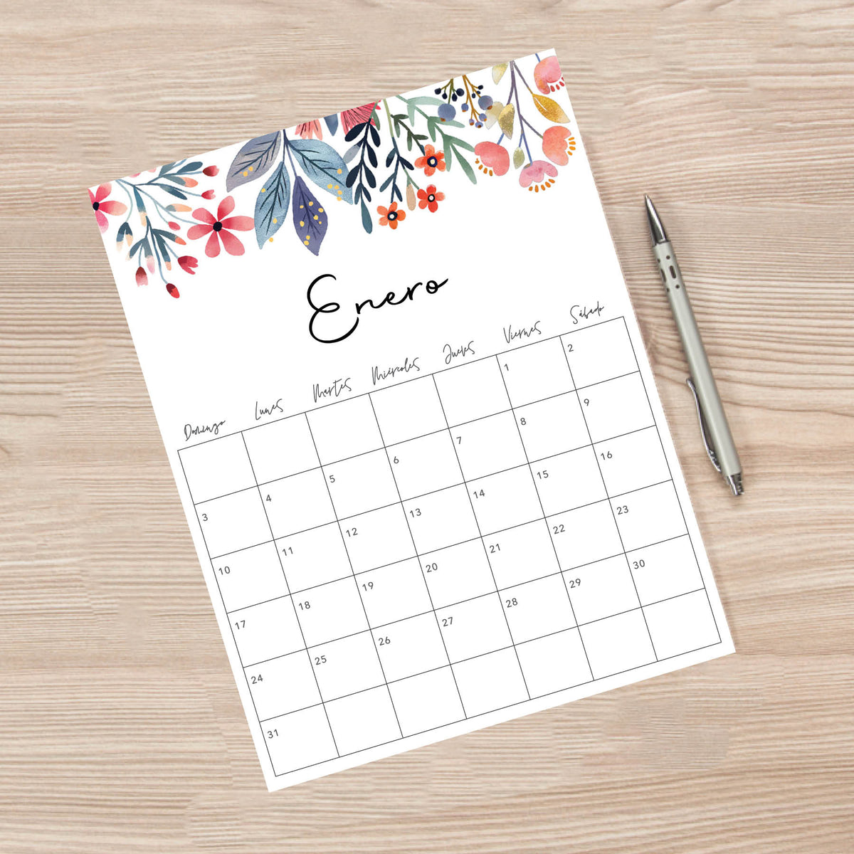 calendario para imprimir