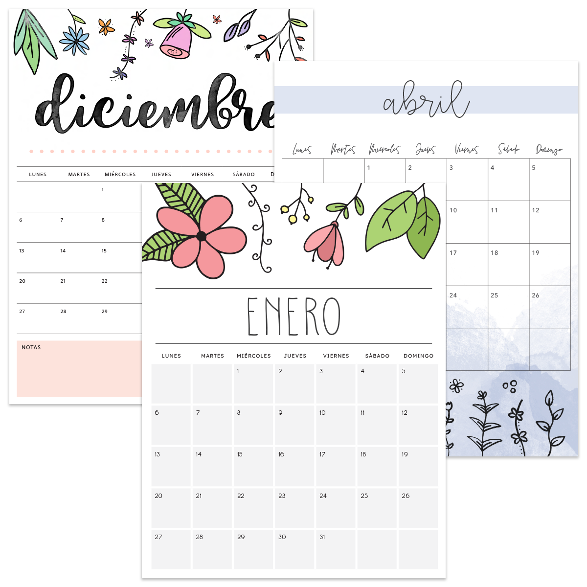 calendario pdf para imprimir
