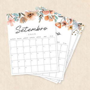 calendario 2026 português