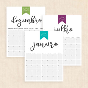 calendario 2027 português