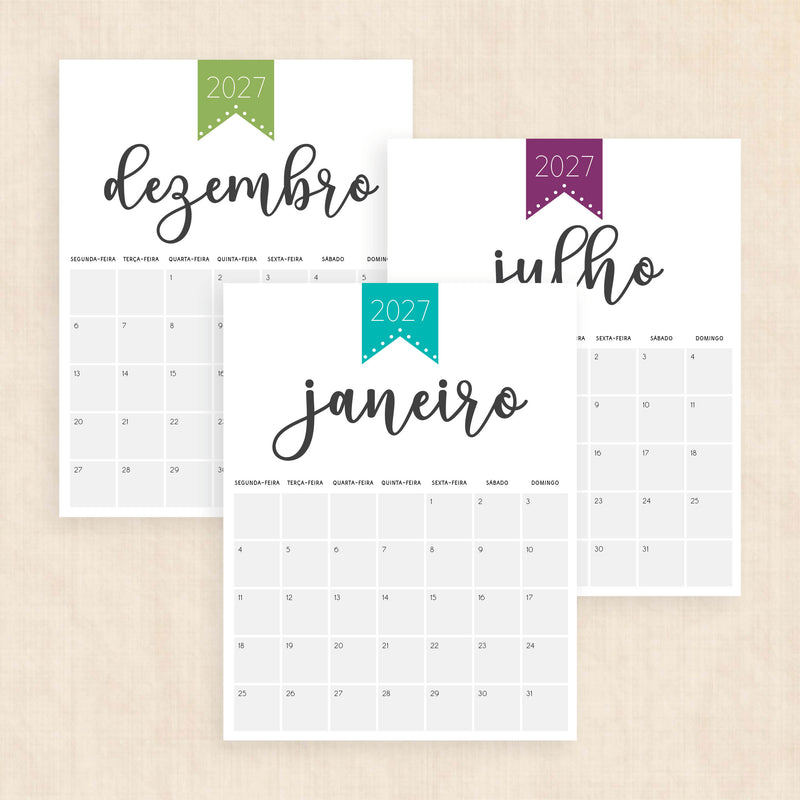 calendario 2027 português