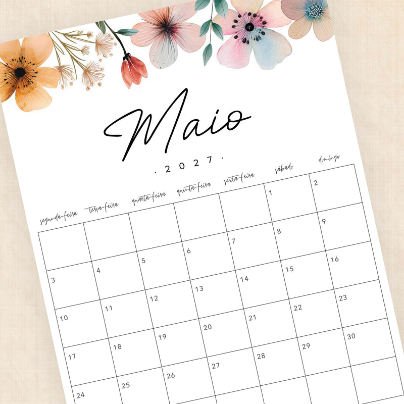 calendario 2027 português