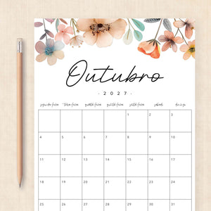 calendario 2027 português