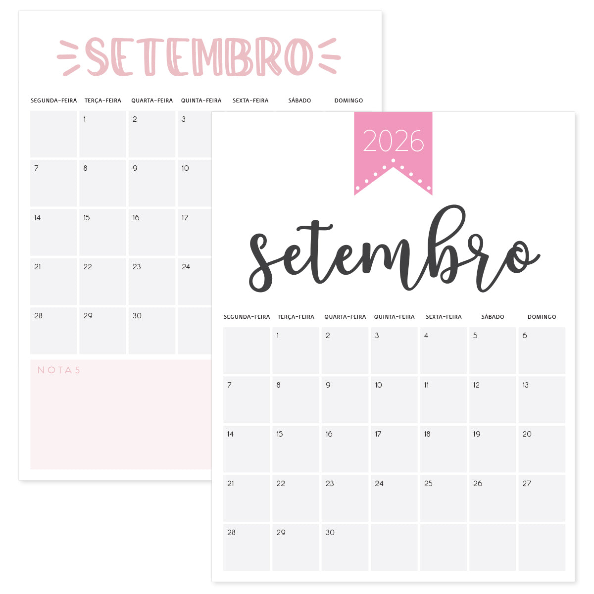 calendário setembro 2026