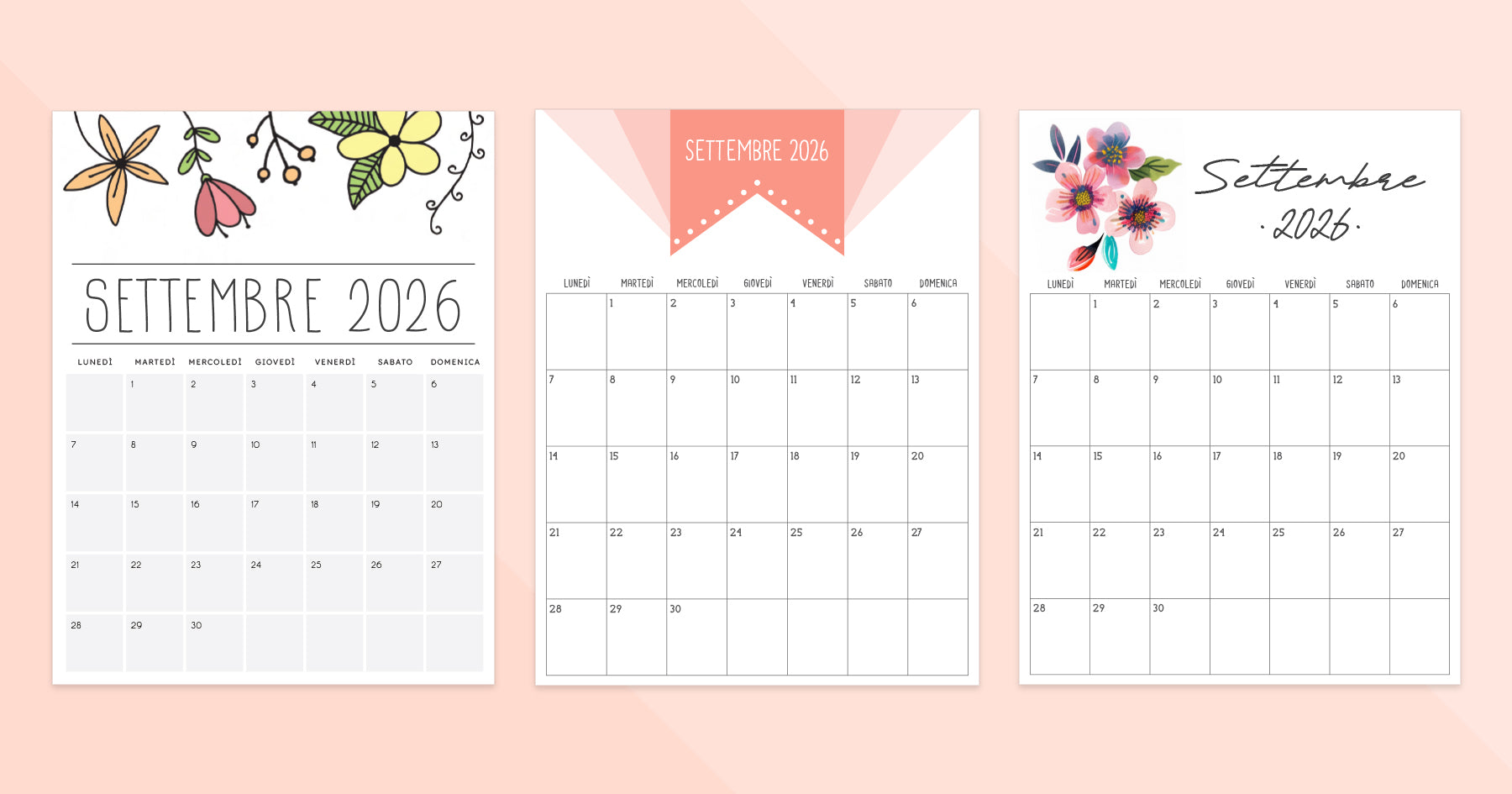 calendario settembre 2026
