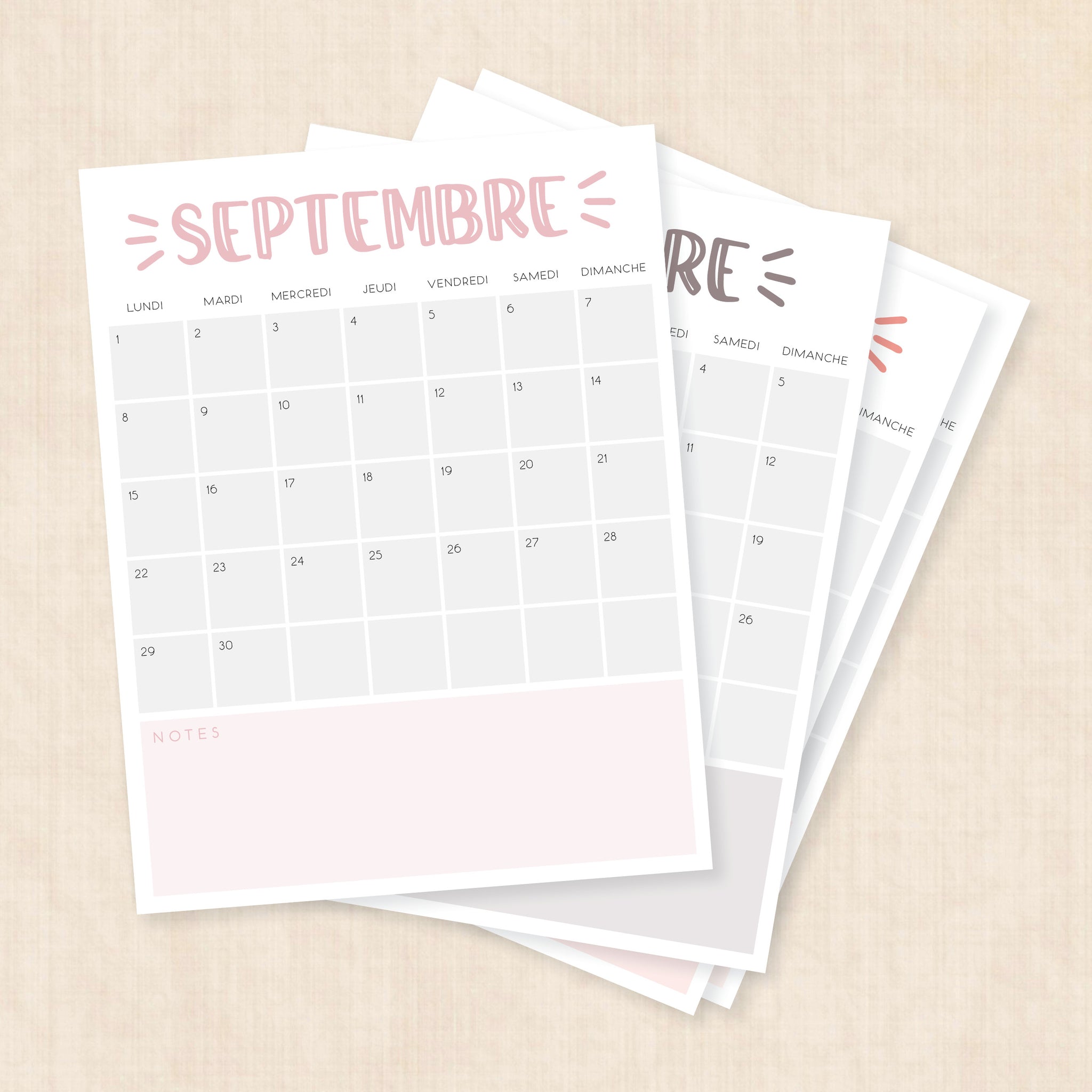 calendrier 2025 à imprimer